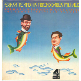 Erik Satie / Bernard Herrmann Lp Erik Satie And His Friend Darius Milhaud Nuovo Erik Satie / Bernard Herrmann Lp Erik Satie And His Friend Darius Milhaud Nuovo