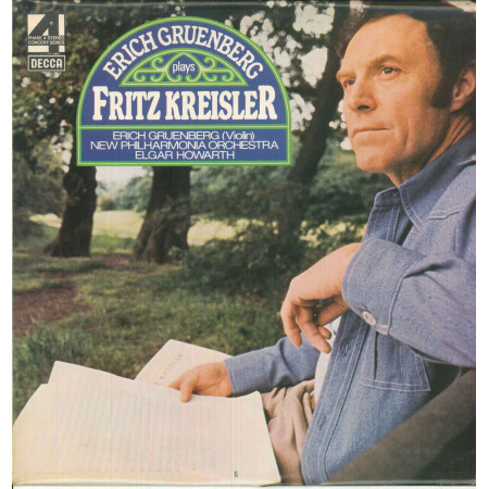 Kreisler / Gruenberg ‎Lp Vinile Erich Gruenberg Plays Fritz Kreisler Decca Nuovo