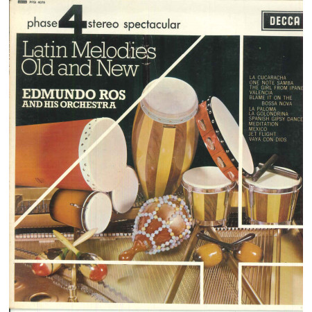 Edmundo Ros & His Orchestra Lp Vinile Latin Melodies Old And New / Decca Nuovo