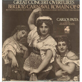 Paita Berlioz Beethoven Brahms Wagner Lp Vinile Great Concert Overtures Nuovo Paita Berlioz Beethoven Brahms Wagner Lp Vinile Great Concert Overtures Nuovo