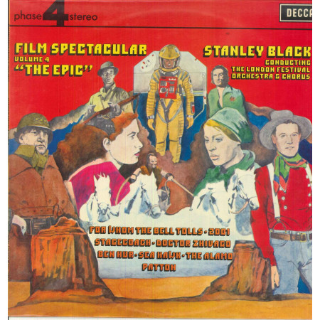 Stanley Black ‎Lp Film Spectacular Volume 4 The Epic / Decca ‎ Phase 4 Nuovo