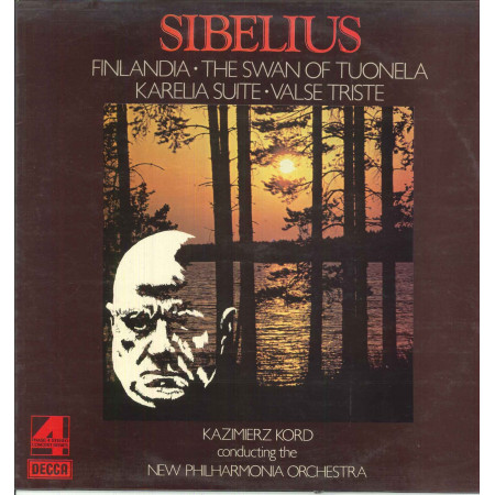 Sibelius ‎Lp Finlandia  The Swan Of Tuonela  Karelia Suite  Valse Triste Nuovo
