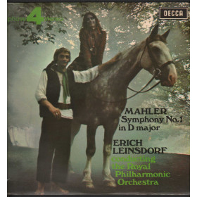 Mahler / Erich Leinsdorf Lp Vinile Symphony No 1 In D Major / Decca Nuovo Mahler / Erich Leinsdorf Lp Vinile Symphony No 1 In D Major / Decca Nuovo