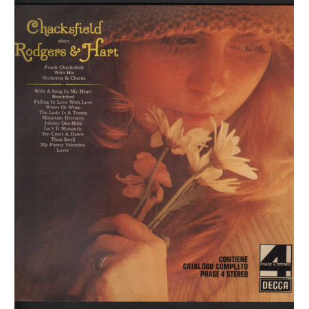 Frank Chacksfield ‎Lp Vinile Chacksfield Plays Rodgers & Hart / Decca Nuovo