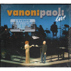Vanoni / Paoli 2 CD Vanoni Paoli Live Columbia COL 520480 2 Digipack Sigillato Vanoni / Paoli  2 CD Vanoni Paoli Live - Digipack Nuovo Sigillato 5099752048021
