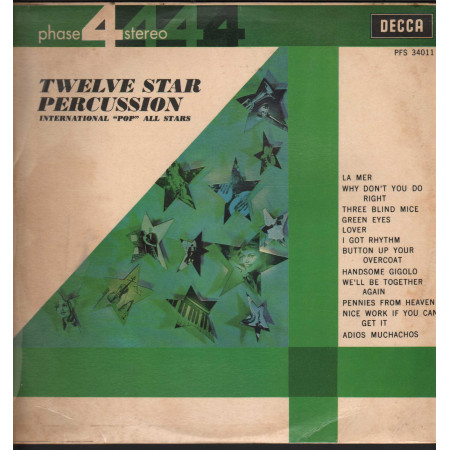 International Pop All Stars Lp Twelve Star Percussion / Decca  Phase 4 Nuovo