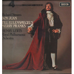 Strauss / Henry Lewis Lp Don Juan / Till Eulenspiegel's Merry Pranks Decca Nuovo Strauss / Henry Lewis Lp Don Juan / Till Eulenspiegel's Merry Pranks Decca Nuovo