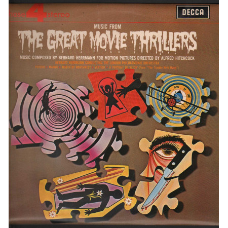 Bernard Herrmann Lp Vinile Music From The Great Movie Thrillers / Decca Nuovo