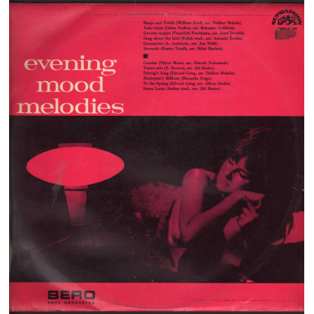 BERO Pops Orchestra Lp Vinile Evening Mood Melodies / Supraphon ‎Nuovo