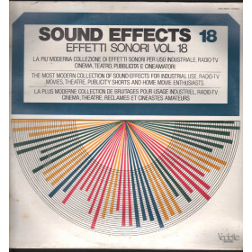 Sound Effects 18 - Effetti Sonori Vol 18 Lp Vinile Vedette VSM 38581 Sigillato Sound Effects 18 - Effetti Sonori Vol 18 Lp Vinile Vedette VSM 38581 Sigillato