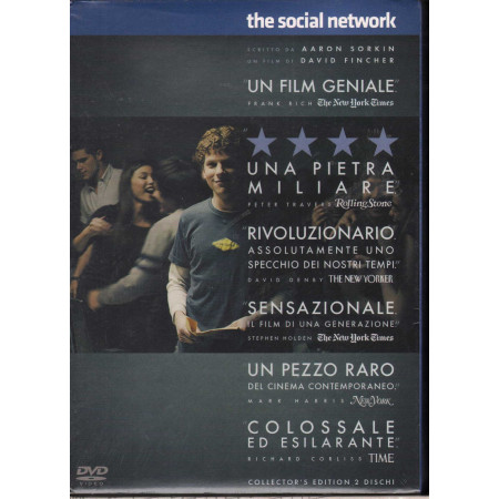 The Social Network DVD Jesse Eisenberg / Andrew Garfield Sony Picture Sigillato