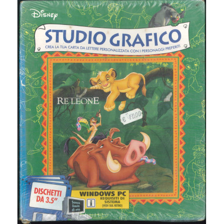 Studio Grafico - Il Re Leone Disney Interactive Windows Videogioco Sigillato