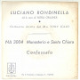 Luciano Rondinella Vinile 7" 45 Giri  Munasterio e Santa Chiara Confessalo