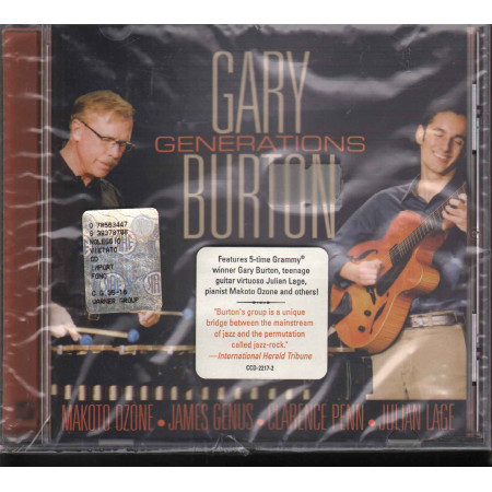 Gary Burton CD Generations / Concord Jazz ‎– CCD-2217-2 Sigillato