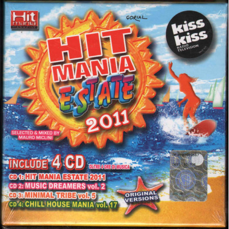 AA.VV. Box 4 CD Hit Mania Estate 2011 / Universo UMG193/BOX Sigillato