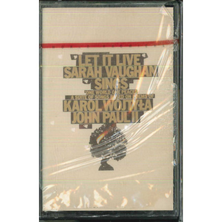 Sarah Vaughan, Bernard Ighner MC7 Let It Live - One World One Peace / Sigillata