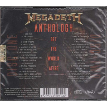 Megadeth 2 CD Anthology: Set The World Afire / EMI 5099923507920