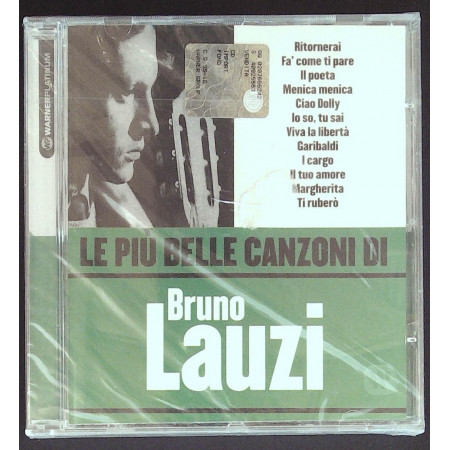Bruno Lauzi CD Le Piu' Belle Canzoni Di / Warner ‎5051011 2110 2 7 Sigillato