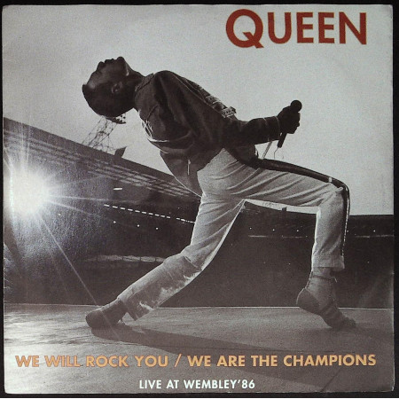 Queen 45 giri 7" We Will Rock You / We Are The Champions / Parlophone Nuovo