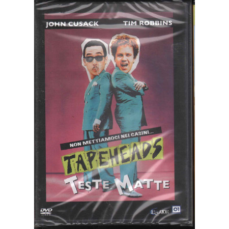 Tapeheads Teste matte DVD John Cusack Tim Robbins Fishman Bill Sigillato