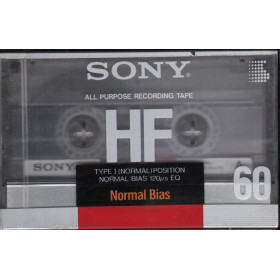 Sony Normal Bias HF 60 Cassette Sigillata Sony Normal Bias HF 60 Cassette Sigillata
