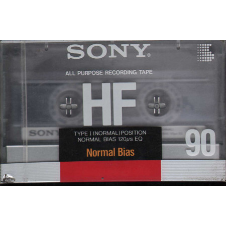 Sony Normal Bias HF 90 Cassette Sigillata