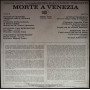 Franco Mannino ‎Orchestra Santa Cecilia Lp Morte A Venezia OST Visconti Nuovo