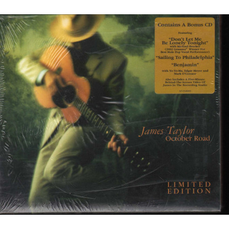 James Taylor CD October Road Limited Edition / Columbia ‎– 503292 6 Sigillato