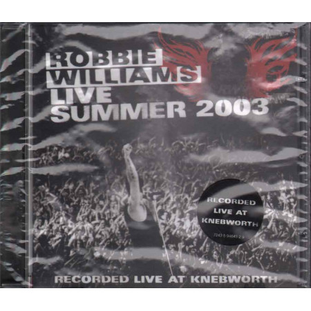 Robbie Williams  CD Live Summer 2003 Nuovo Sigillato 0724359464329