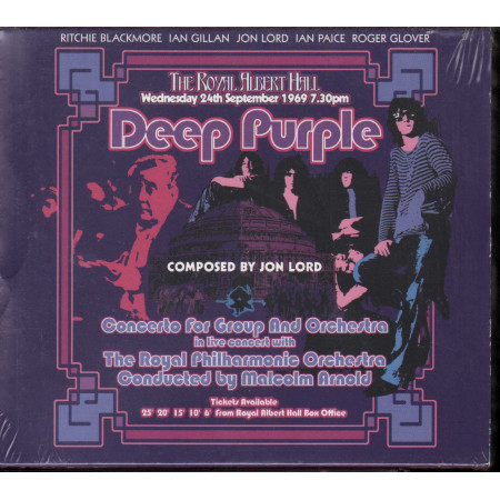 Deep Purple Royal Philharmonic CD Concerto For Group And Orchestra EMI Sigillato