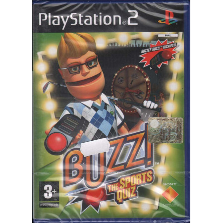 Buzz The Sport Quiz SOLO Gioco NO Pulsanti Playstation 2 PS2 Sony Sigillato