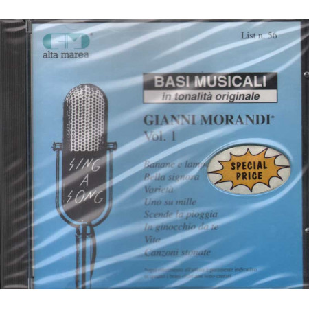 Basi Musicali CD Gianni Morandi vol.1 / Polygram 170 872-2 Alta Marea Sigillata