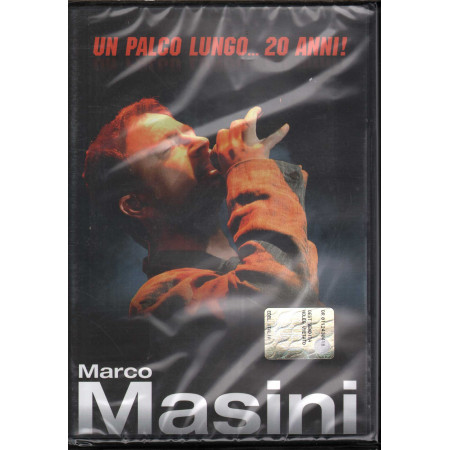 Marco Masini DVD Un Palco Lungo 20 Anni / Edel ‎– 0206239EIT Sigillato