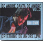 Cristiano De Andre' CD DVD De Andre' Canta De Andre' Vol 2 Sigillato