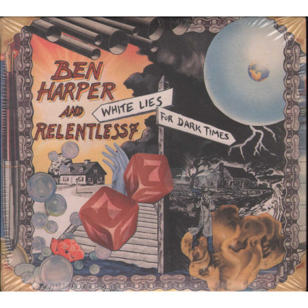 Ben Harper And Relentless7 ‎CD White Lies For Dark Times / Virgin ‎EMI Sigillato