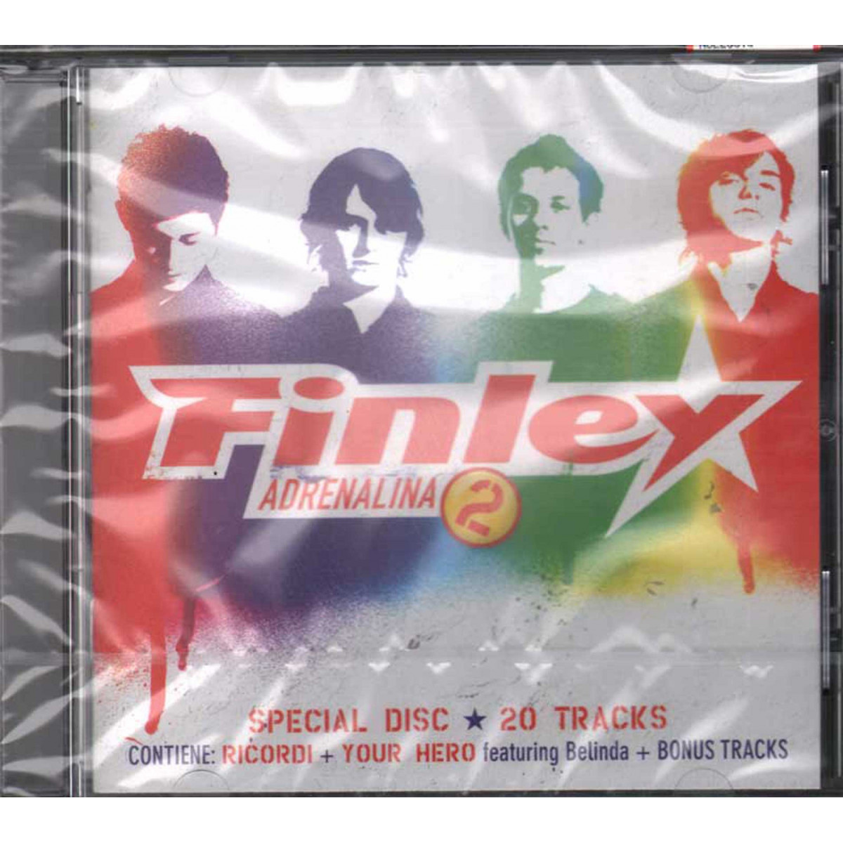 Finley CD Adrenalina 2 / EMI Capitol Music ‎– 5099920628000 Sigillato