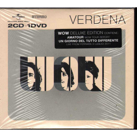 Verdena 2 CD DVD WOW Deluxe Edition Universal 0602527808642 Sigillato