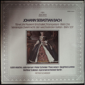 Bach Mathis Hamari Schreier Lp Tonet Ihr Pauken Erschallet Trompeten Sigillato Bach Mathis Hamari Schreier Lp Tonet Ihr Pauken Erschallet Trompeten Sigillato