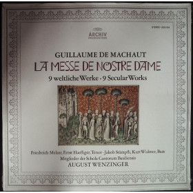 G de Machaut Lp La Messe De Nostre Dame 9 Weltliche Werke 9 Secular Sigillato G de Machaut Lp La Messe De Nostre Dame 9 Weltliche Werke 9 Secular Sigillato