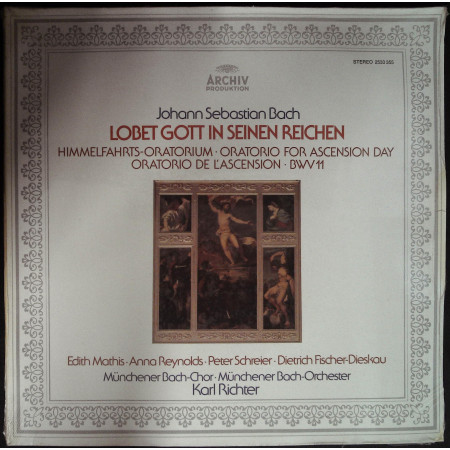 Bach E Mathis K Richter Lp Lobet Gott In Seinen Reichen BWV 11 Archiv Sigillato