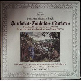 Bach E Mathis Lp Kantaten - Cantatas - Cantates Du Wahrer Gott BWV 23 Sigillato Bach E Mathis Lp Kantaten - Cantatas - Cantates Du Wahrer Gott BWV 23 Sigillato