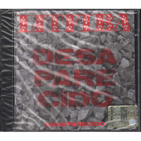 Litfiba CD Desaparecido / IRA CGD 9031 70381-2 - Rosso Sigillato
