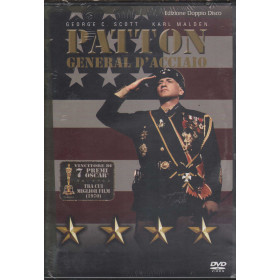 Patton Generale D'Acciaio DVD + Libro G C Scott K Malden M Bates Sigillato Patton Generale D'Acciaio DVD + Libro G C Scott K Malden M Bates Sigillato