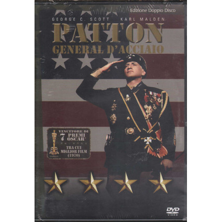 Patton Generale D'Acciaio DVD + Libro G C Scott K Malden M Bates Sigillato
