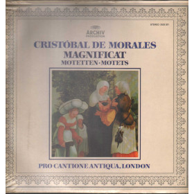 Cristóbal de Morales - Pro Cantione Antiqua London Lp Magnificat Sigillato Cristóbal de Morales - Pro Cantione Antiqua London Lp Magnificat Sigillato