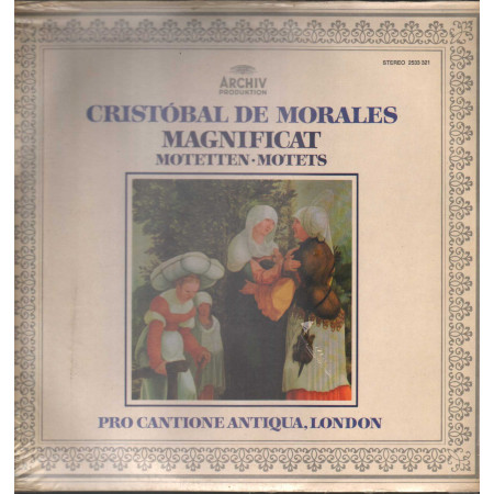 Cristóbal de Morales - Pro Cantione Antiqua London Lp Magnificat Sigillato