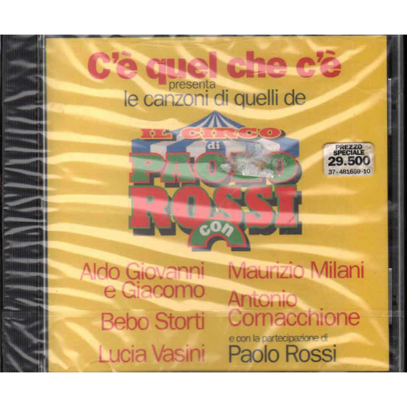 C'e' Quel Che C'e CD Le Canzoni Della Banda De Il Circo Di Paolo Rossi Sigillato C'e' Quel Che C'e CD Le Canzoni Della Banda De Il Circo Di Paolo Rossi Sigillato