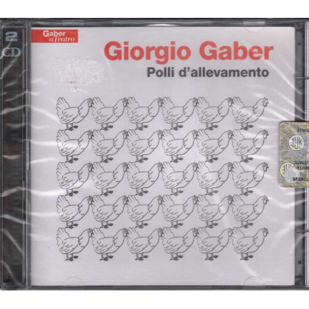 Giorgio Gaber DOPPIO CD Polli d'allevamento Nuovo Sigillato