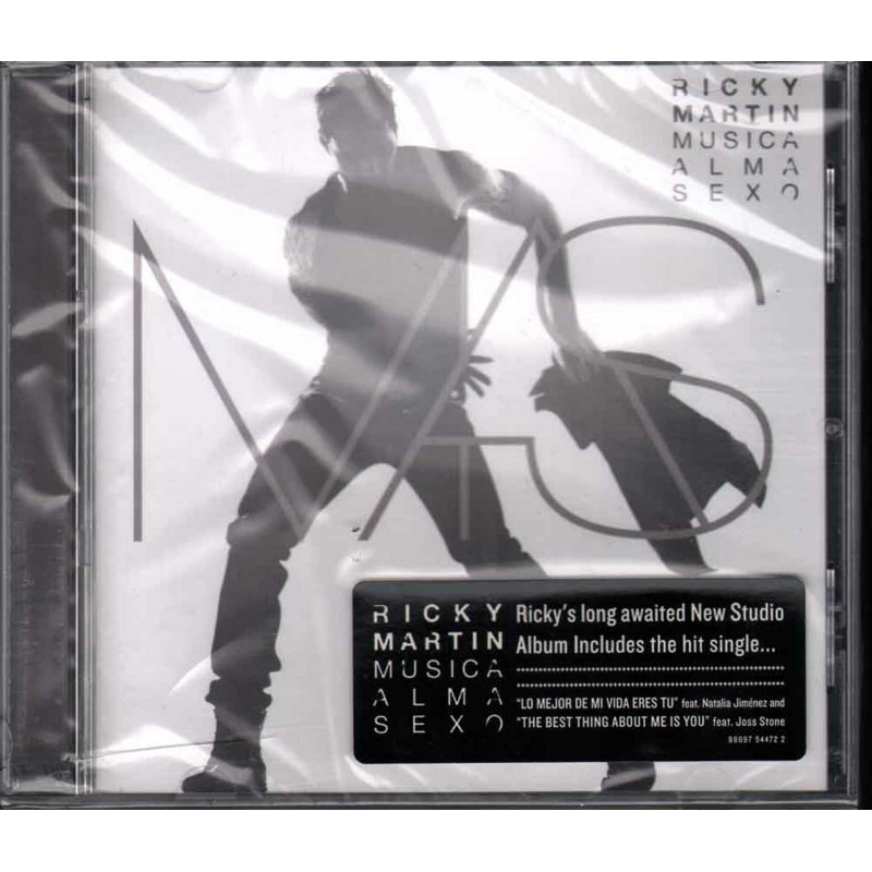 Ricky Martin CD Musica + Alma + Sexo / Sony Music Latin 88697544722 Sigillato Ricky Martin CD Musica + Alma + Sexo / Sony Music Latin 88697544722 Sigillato