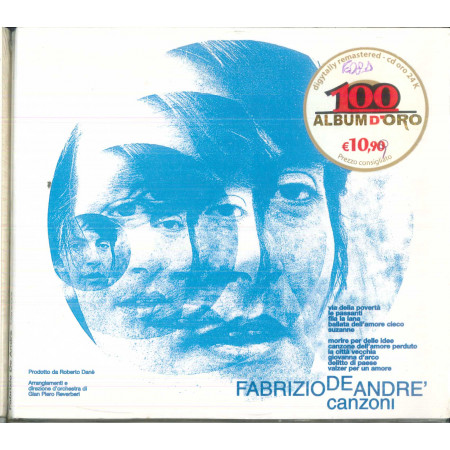 Fabrizio De Andre' CD Canzoni / BMG ‎– 74321 860012 Sigillato